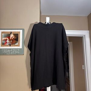 Zenana Outfitters Black Waffle-Knit Crewneck Sweater & Pant Set